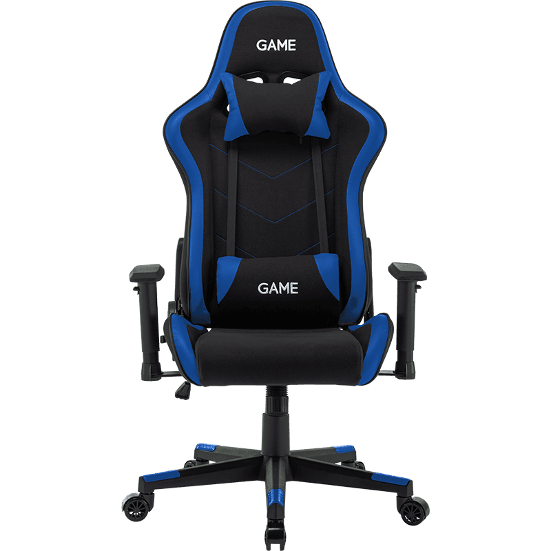 GAME Racing Pro GT325 Tela Negro-Azul - Silla Gaming