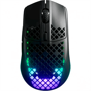 SteelSeries Aerox 3 Wireless - RF/Bluetooth - 18000DPI - Negro - Raton Gaming Inalambrico - Reacondicionado