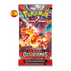 Sobre de cartas Pokemon Escarlata y Purpura Llamas Obsidianas (Castellano)