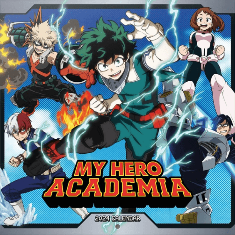 Calendario 2024 My Hero Academia