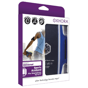 Brazalete Deportivo Azul smartphones XL Khora - Reacondicionado