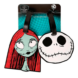 Etiqueta para Equipaje Pesadillas Antes de Navidad: Jack y Sally
