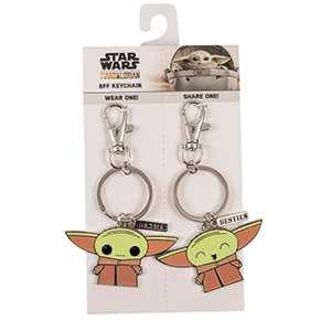 Set de Llaveros Star Wars The Mandalorian y Grogu BFF
