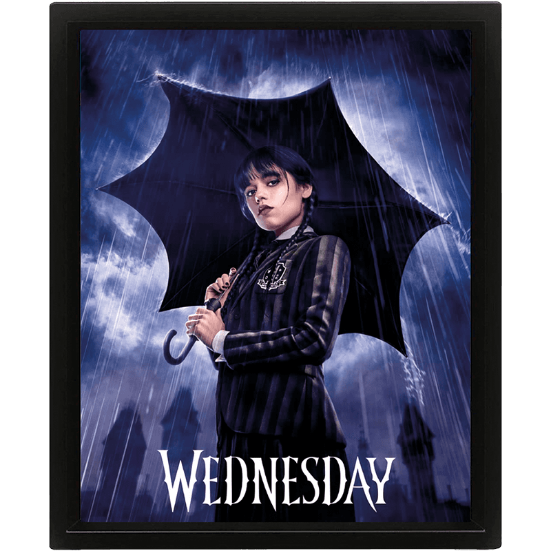 Cuadro 3D Wednesday: Umbrella