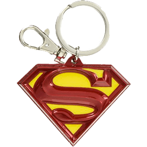 Llavero metalico Superman Logo coloreado