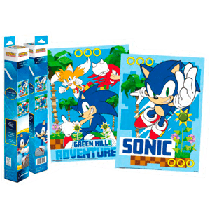 Caja con 2 Pósters Sonic the Hedgehog