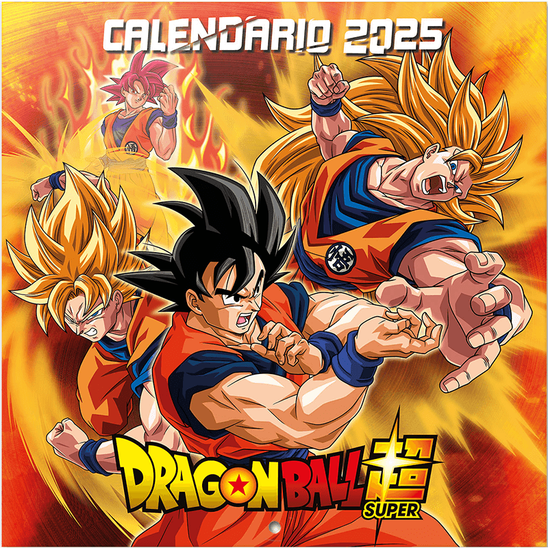 CALENDARIO 2025 DRAGON BALL 30X30cm