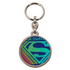 Llavero de metal Dc Comics SUPERMAN multicolor
