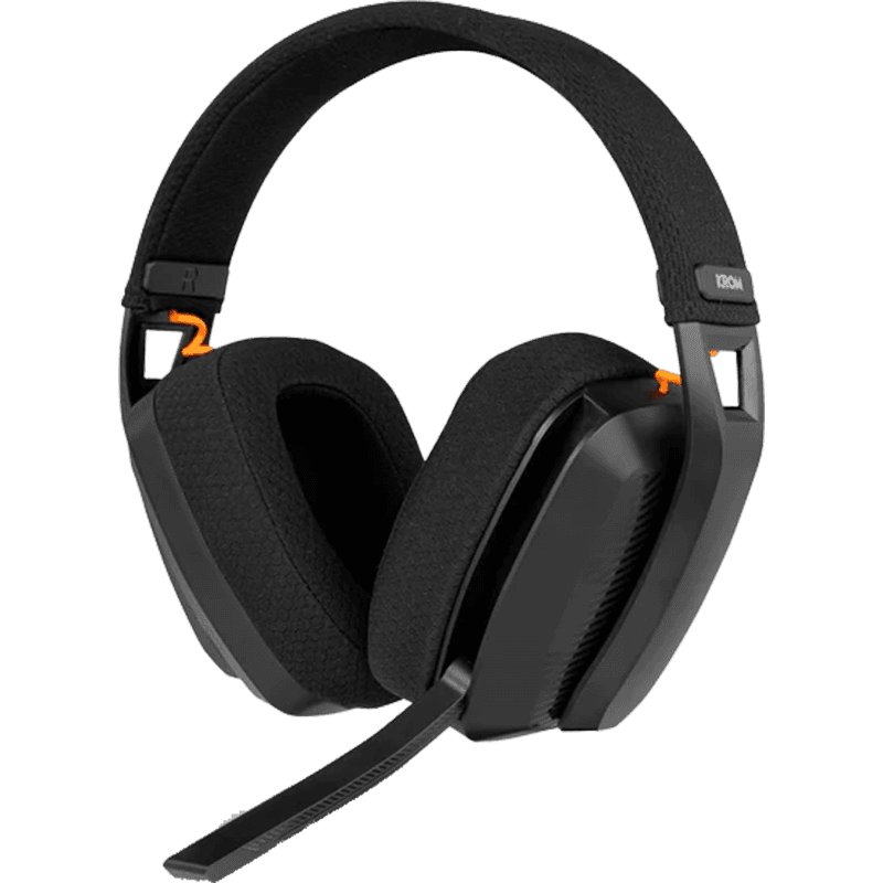 Krom Kanji Bluetooth Negro PC - PS5 - PS4 - Switch - Movil - Auriculares Gaming