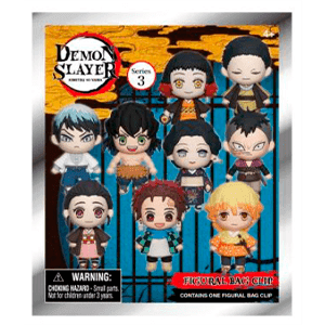 Colgante 3D Demon Slayer Series 3 para Mochilas y bolsos (surtido)