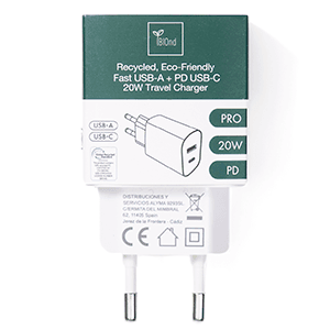 Cargador rápido 20W USB-A -USB-C BIOND