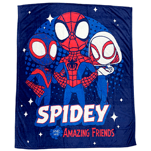 Manta Lana Coral Ultrasuave Spidey 130X180 Cm