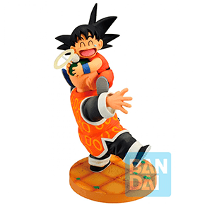 Figura Ichibansho Dragon Ball Dragon History II Son Goku Grandpa Son Gohan de 16 cm