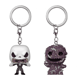 Figura Pocket POP Keychain: Jack Skellington & Oogie Boogie 2-Pack