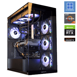 GAMEPC Extreme GIGABYTE Edition 25790C Ryzen 7-7800X3D - RTX 5090 32GB - 32GB - 2TB SSD - Ordenador Sobremesa Gaming