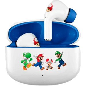 Earpods Bluetooth Super Mario Friends de color azul