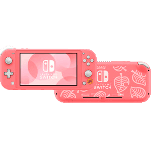 Nintendo Switch Lite Animal Crossing Coral