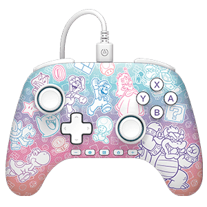 PowerA Advantage Mushroom Kingdom Cable - Licenciado Nintendo - Switch - Controller