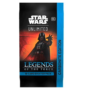 Sobre de cartas (ingles) Star Wars Unlimited: Legends of the Force Carbonite Boosters