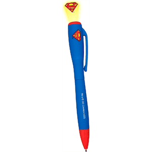 Boligrafo con luz Superman