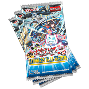 Pack De Cartas Yu-Gi-Oh! JCC Cazadores de la Justicia - pack 3 sobres
