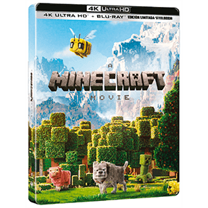 Una Película de Minecraft 4K + BD Edición Steelbook Día