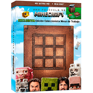 Una Película de Minecraft 4K + BD Edición Coleccionista Mesa de Trabajo