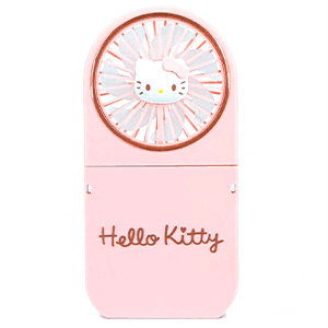 Ventilador Plegable portátil Hello Kitty de color rosa