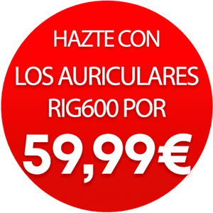 Cupón descuento para auriculares RIG600