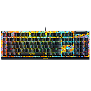 Razer BlackWidow V4 X Green Switch Pokémon Kanto Starters Edition - US Layout - Teclado Gaming