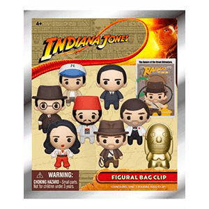 Colgante 3D Indiana Jones para Mochilas y bolsos (surtido)