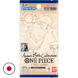 Sobre de Cartas One Piece Anime 25th Collection EB-02 en Japonés