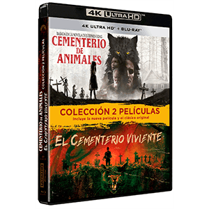 Pack Cementerio Viviente (1989) + Cementerio de Animales (2019) 4K + BD