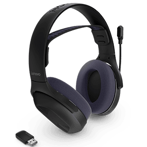 Lenovo H410 Wireless Bluetooth Negro PC - PS5 - PS4 - Switch - Movil - Auriculares Gaming