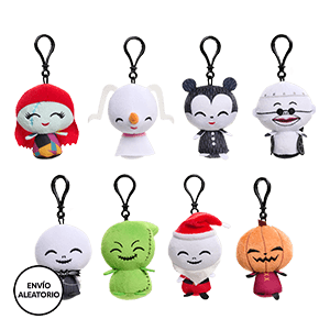 Colgante 3D de Peluche Pesadilla antes de Navidad para Mochilas y Bolsos de 12 cm (surtido)