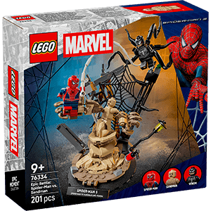 LEGO Super Heroes Marvel Batalla Legendaria: Spider-Man vs. Sandman 76334