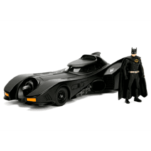 Coche DC Comics Batmobile 1989 y Batman Escala 1/24 (REACONDICIONADO)