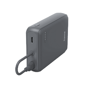 Hama Power Bank Travel, 10000 mAh Antracita