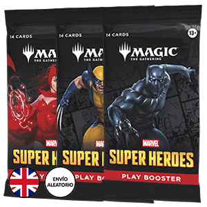 Sobre de cartas Magic: The Gathering Marvel Super Heroes Play Booster (inglés)