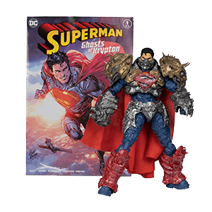 Figura DC Edicion Gold con comic Superman Page Punchers de 18 cm