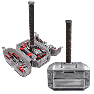 Pack de Herramientas Marvel martillo de Thor
