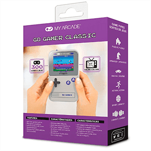 Consola Retro Arcade Portátil Go Gamer Classic de 2,5" (300 juegos incluidos) (REACONDICIONADO)