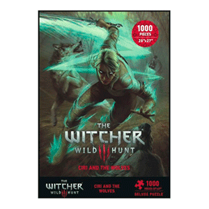 Puzzle The Witcher: Wild Hunt: Ciri y Wolves 1000p. (REACONDICIONADO)