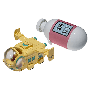 Figura Dragon Ball Z Changearts Action Figure Hoi-Poi Capsule No. 576 Bulma´s Airplane de 8 cm