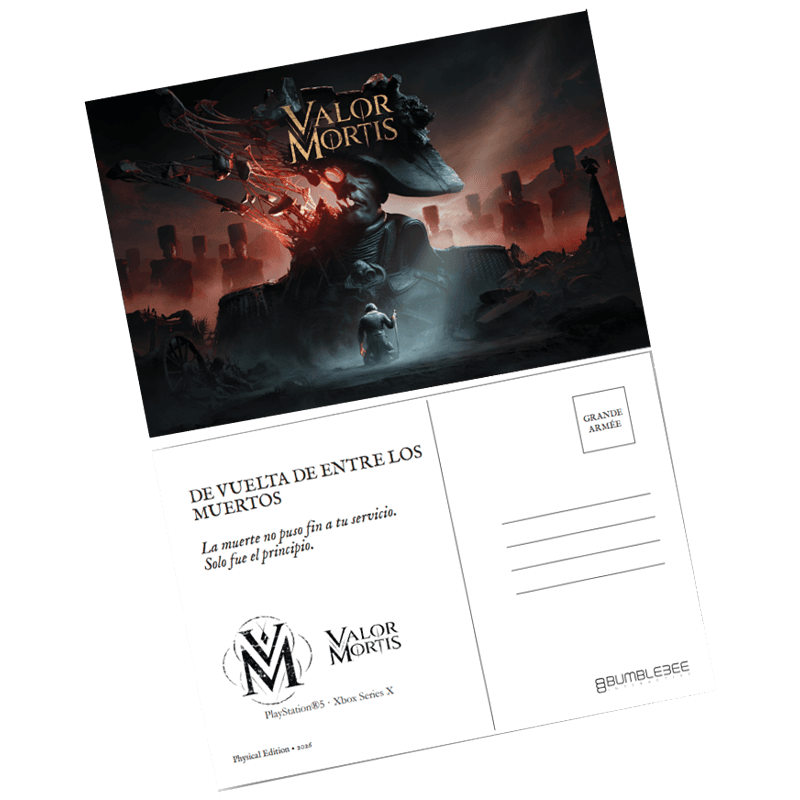 Valor Mortis – Postal 1 Logo Exclusivo GAME