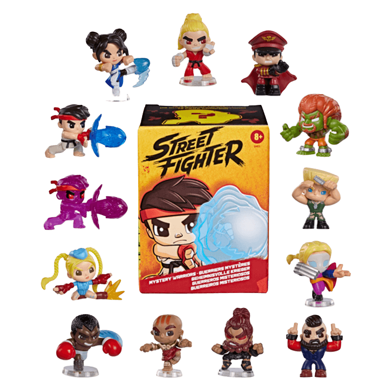 Figura coleccionable Street Fighter Mystery Warriors de 5 cm (Exclusivo)