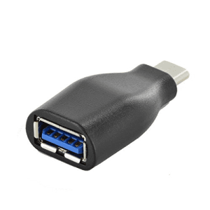 Ewent EW-100518-000-N-P cambiador de género para cable USB 3.1 Type C USB 3.1 Type A Negro