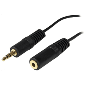 StarTech.com Alargador Extenso Mini Jack 3,5mm Chapado en Oro 3.6m Macho a Hembra - Cable