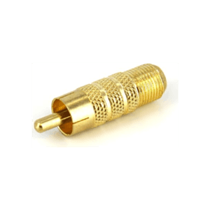StarTech.com RCA to F Type Coaxial Adapter, M/F conector coaxial
