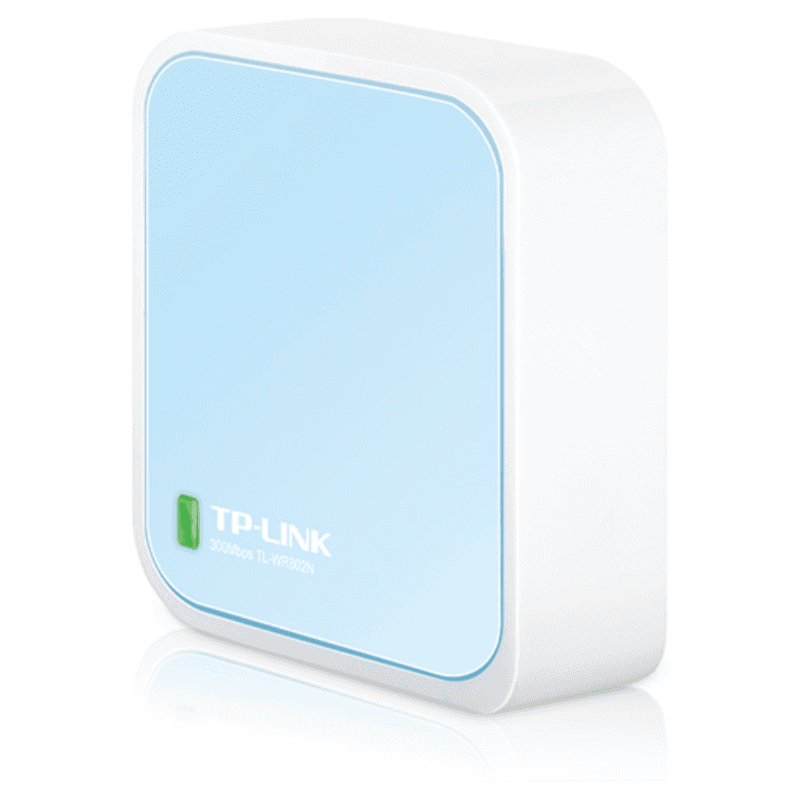 TP-Link TL-WR802N router inalámbrico Ethernet rápido Banda única (2,4 GHz) Azul, Blanco